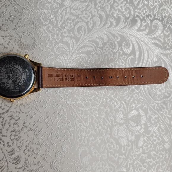 VTG Disney leather watch Fossil Mickey Mouse‎ Classic Adventures Lonesome Ghost main image 6